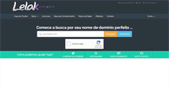 Desktop Screenshot of cliente.lelak.com.br